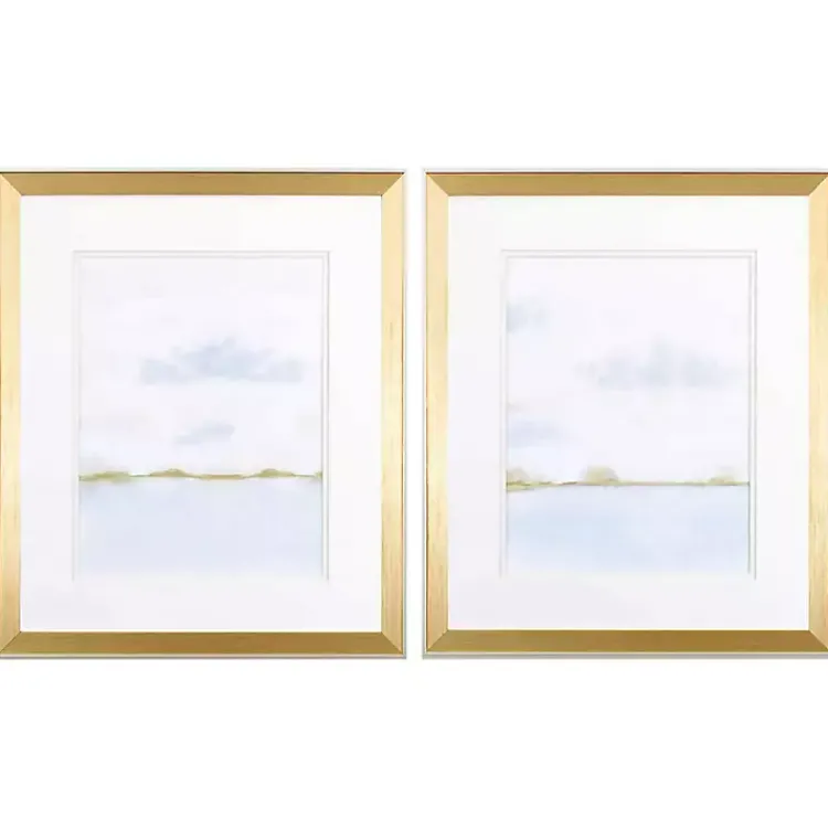Kirklands Home Framed Art|Placid Waters Framed Art Prints, Set of 2