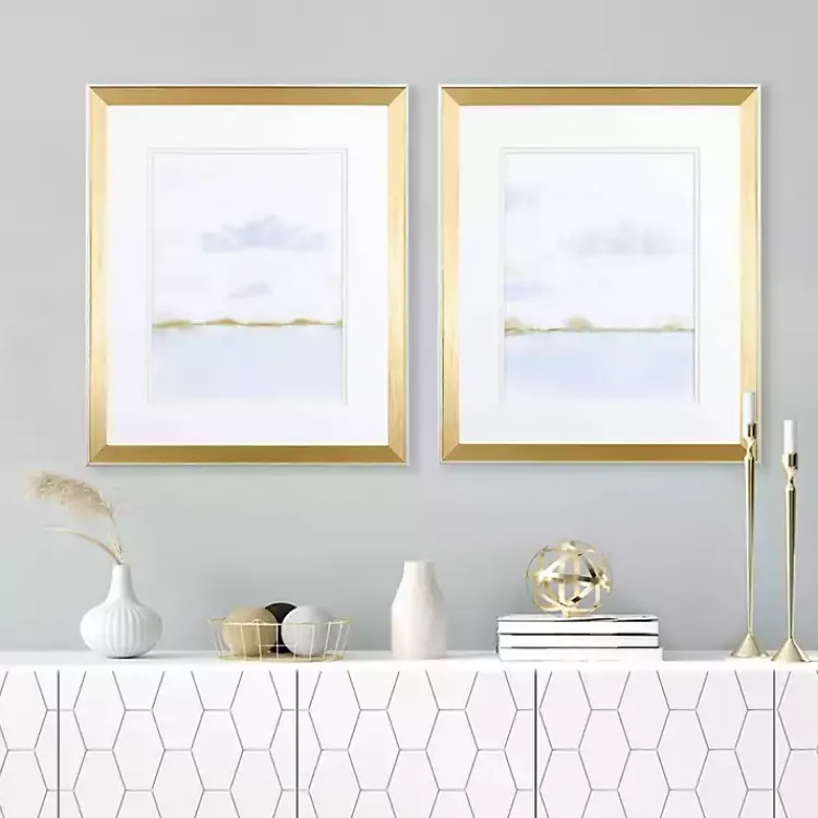 Kirklands Home Framed Art|Placid Waters Framed Art Prints, Set of 2