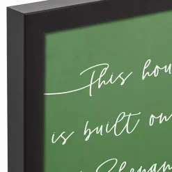 Sale Plaid Love & Shenanigans Framed Canvas Wall Art St Patricks Day Decorations