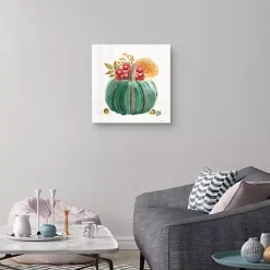 Clearance Plaid Pumpkin Harvest Canvas Art Print Fall