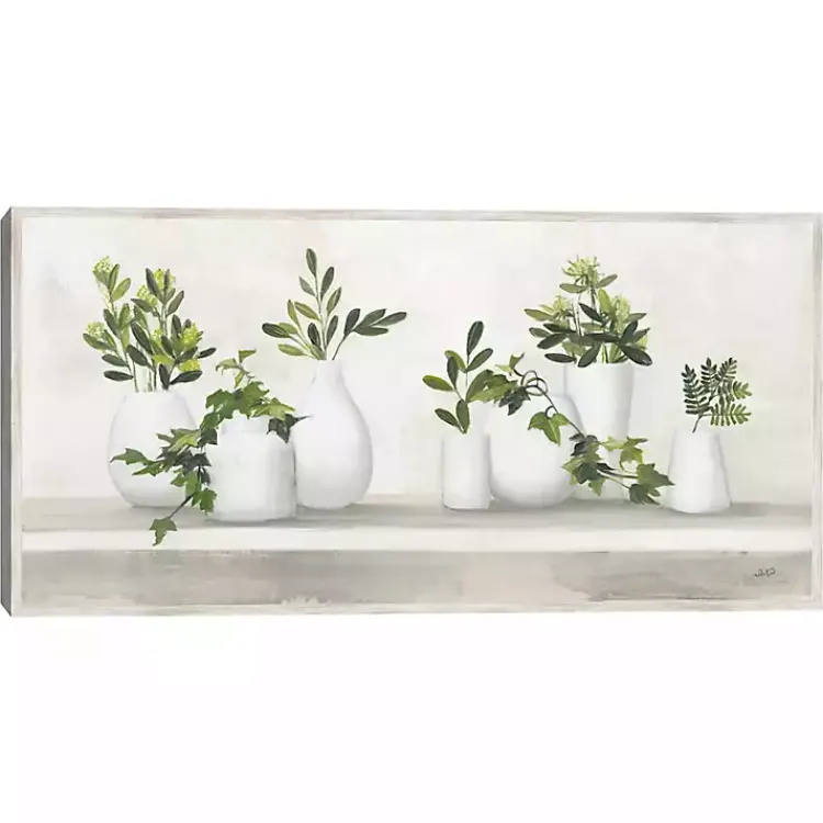 Kirklands Home Framed Art|Plant Shelf Life Framed Canvas Art Print