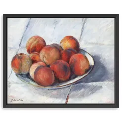 Kirklands Home Canvas Art|Plate of Peaches Framed Canvas Art Print