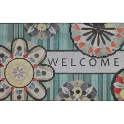 Kirklands Home Doormats|Playful Medallion Welcome Doormat Multi