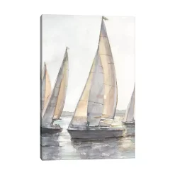 Kirklands Home Canvas Art|Plein Air Sailboats Canvas Art Print