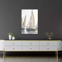 Kirklands Home Canvas Art|Plein Air Sailboats Canvas Art Print