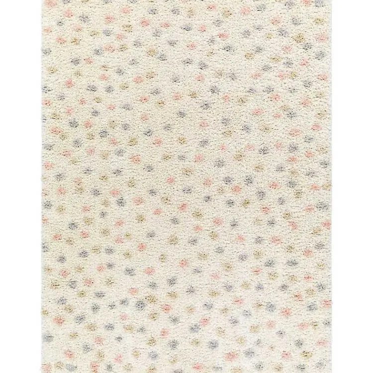 Kirklands Home Area Rugs|Plush Multicolor Dotted Area Rug, 6x9