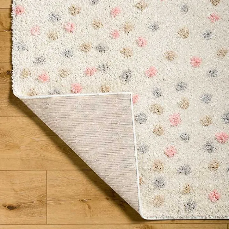 Kirklands Home Area Rugs|Plush Multicolor Dotted Area Rug, 6x9