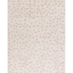 Kirklands Home Area Rugs|Plush Pink Dotted Area Rug, 5x7