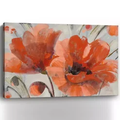 Kirklands Home Canvas Art|Popping Poppies Canvas Art Print, 48x32 in.