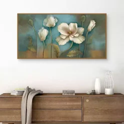 Kirklands Home Framed Art|Poppy Melody Framed Canvas Art Print