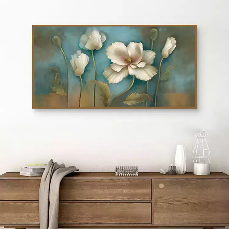 Kirklands Home Framed Art|Poppy Melody Framed Canvas Art Print