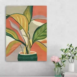 Kirklands Home Canvas Art|Potted Bird of Paradise Giclee Canvas Art Print