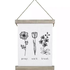 Kirklands Home Wall Quotes & Signs|Pray. Wait. Trust. Wall Plaque