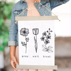 Kirklands Home Wall Quotes & Signs|Pray. Wait. Trust. Wall Plaque