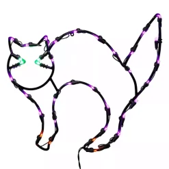 Outlet Pre-Lit Cat Window Decoration Halloween