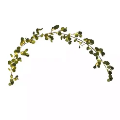 Outlet Pre-Lit Eucalyptus Battery Operated Garland Arrangements & Greenery