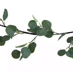 Outlet Pre-Lit Eucalyptus Battery Operated Garland Arrangements & Greenery