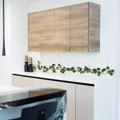 Outlet Pre-Lit Eucalyptus Battery Operated Garland Arrangements & Greenery