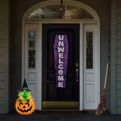 Clearance Pre-lit Jack O Lantern Witch Outdoor Decoration Halloween