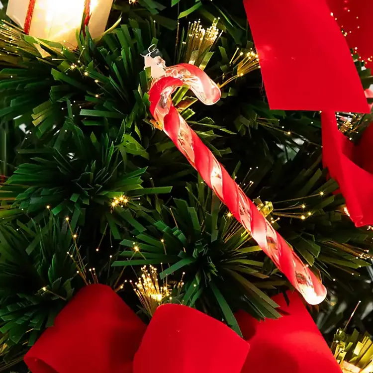 New Pre-Lit Red Bow Christmas Tree Arrangement Christmas Arrangements & Garland