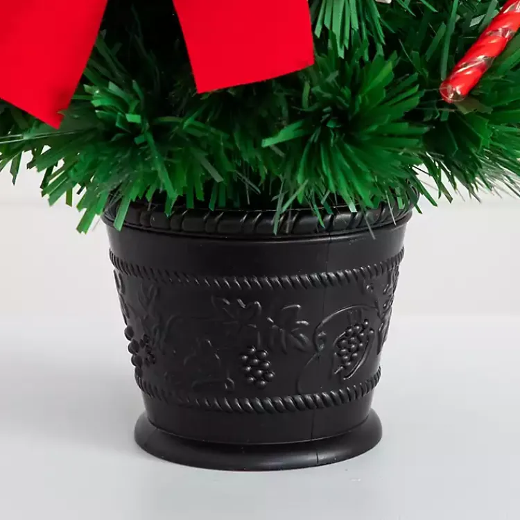New Pre-Lit Red Bow Christmas Tree Arrangement Christmas Arrangements & Garland