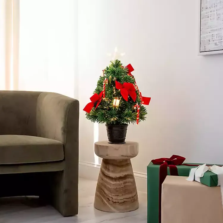 New Pre-Lit Red Bow Christmas Tree Arrangement Christmas Arrangements & Garland