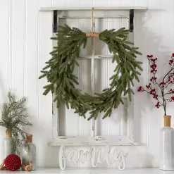 Discount Pre-Lit Twine Bound Pine Branch Wreath Christmas Wreaths