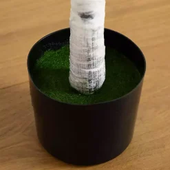 Hot Pre-Lit Warm LED Birch Tree, 5 ft. Trees & Topiaries