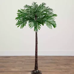 Hot Pre-Lit Warm LED Palm Tree, 4 ft. Trees & Topiaries