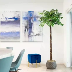 Hot Pre-Lit Warm LED Palm Tree, 6 ft. Trees & Topiaries