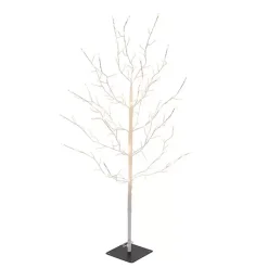 Hot Pre-Lit White Branches Christmas Tree, 47 in. Christmas Trees
