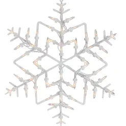 Discount Pre-Lit Snowflake I Decoration Christmas Decorations