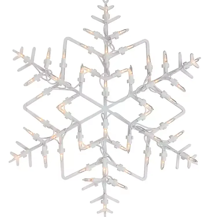 Discount Pre-Lit Snowflake I Decoration Christmas Decorations