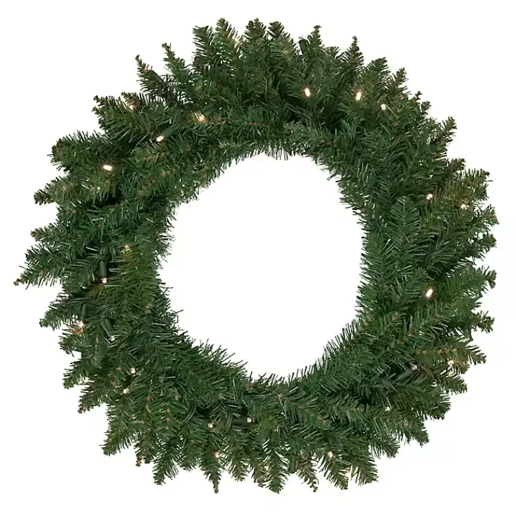 Hot Pre-Lit Winona Fir Wreath Christmas Wreaths