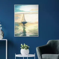 Kirklands Home Framed Art|Private Sail Framed Canvas Art Print