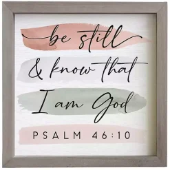Kirklands Home Wall Quotes & Signs|Psalm 46:10 Wall Plaque