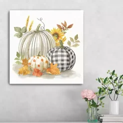 Clearance Pumpkin Décor I Canvas Art Print, 20x20 Fall