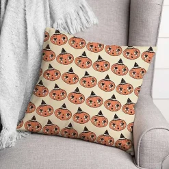 Best Pumpkin Pattern Pillow Halloween