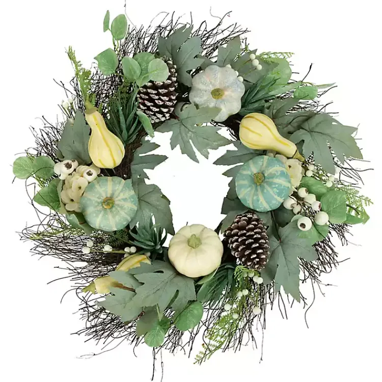Discount Pumpkins and ery Mix Wreath Fall