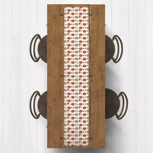 Clearance Pumpkins and Leaves Table Runner, 72 in. Fall