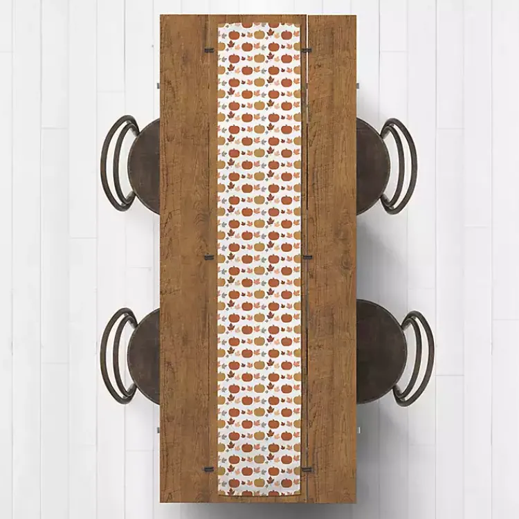 Clearance Pumpkins and Leaves Table Runner, 72 in. Fall