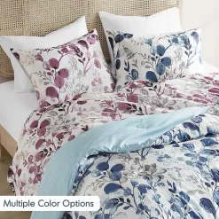 Kirklands Home Comforters|Purple Botanical 2-pc. Twin/Twin XL Comforter Set
