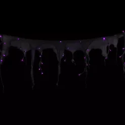 New Purple LED Gauze Drape Lights Halloween