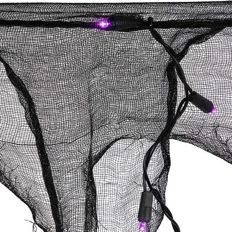 New Purple LED Gauze Drape Lights Halloween
