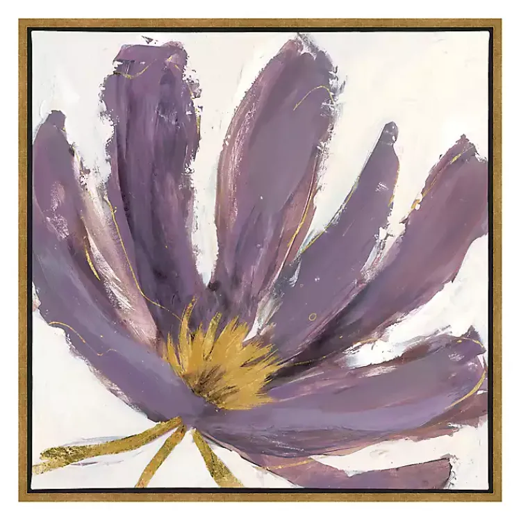 Kirklands Home Canvas Art|Pairs Framed Canvas Art Prints, Set of 2 Purple