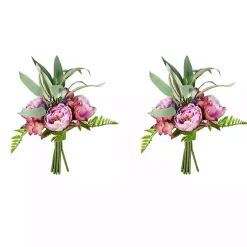 New Peony Bouquet, Set of 2 Stems & Bouquets