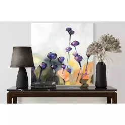 Kirklands Home Canvas Art|Purple Poppy Canvas Art Print