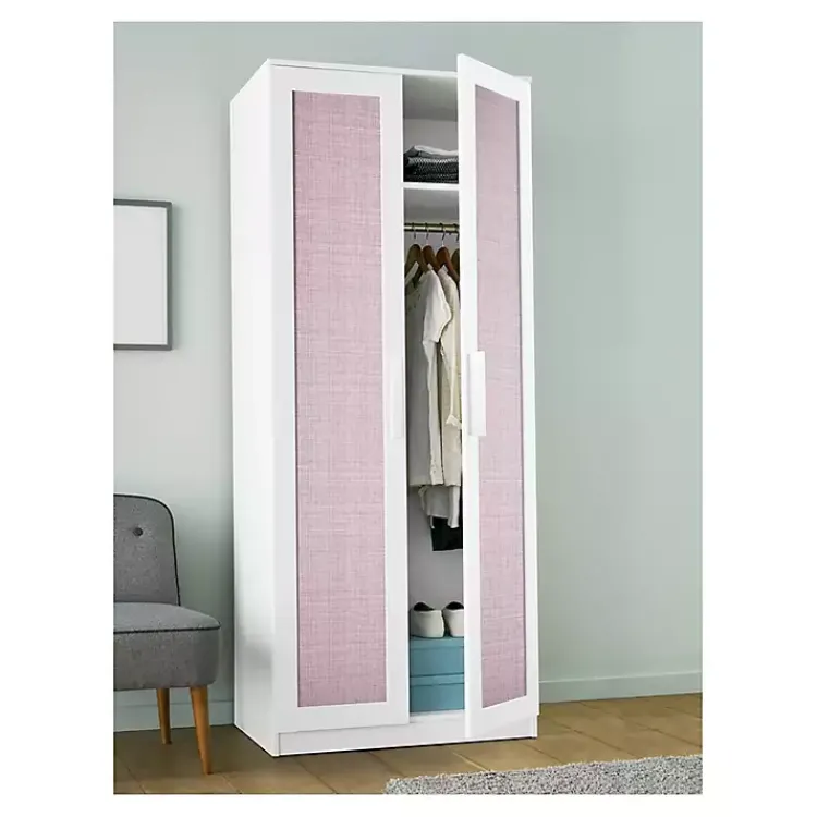 Kirklands Home Wall Murals & Wallpaper|Textured Faux Fabric Peel & Stick Wallpaper Purple