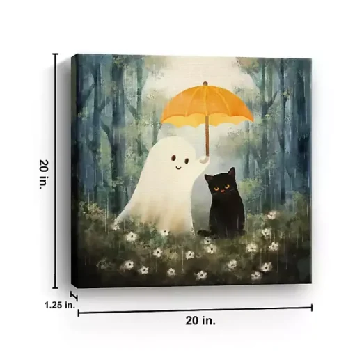 Outlet Purranormal Protection Halloween Canvas Art Print Halloween