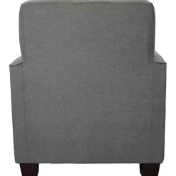 Kirklands Home Accent Chairs|Quartz Johnston Upholstered Accent Chair Gray